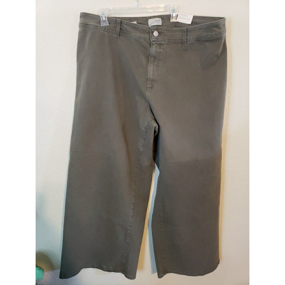 New Women’s High-Rise Sailor Wide Leg Ankle Jeans Universal Thread Y2K Size 20 - Picture 2 of 12